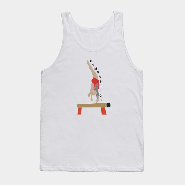 Gymnastics Tank Top by sportartbubble